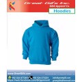 Sudaderas con capucha de invierno 100% algodón con cremallera personalizada y para deportes